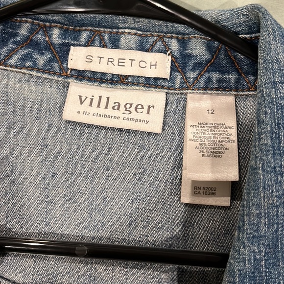 Villager: Liz Claiborne Denim Jacket - Picture 3 of 3
